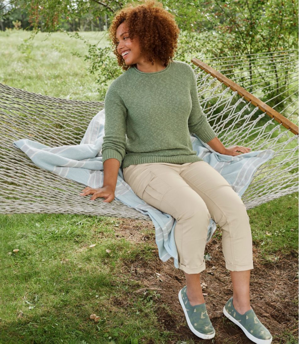 Women's Midweight Cotton Slub Rollneck Pullover | L.L.Bean online
