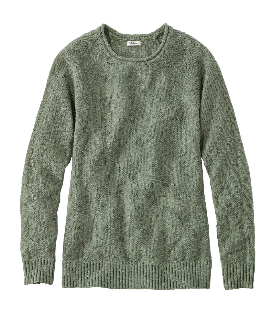 Women's Midweight Cotton Slub Rollneck Pullover | L.L.Bean online