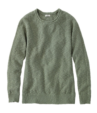 Women's Midweight Cotton Slub Rollneck Pullover | L.L.Bean online