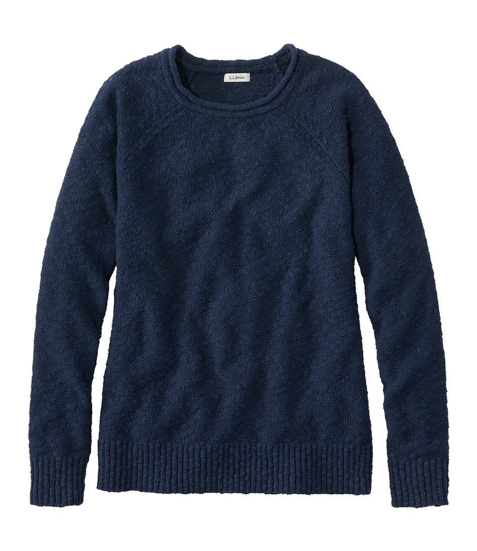 Women's Midweight Cotton Slub Rollneck Pullover | L.L.Bean online