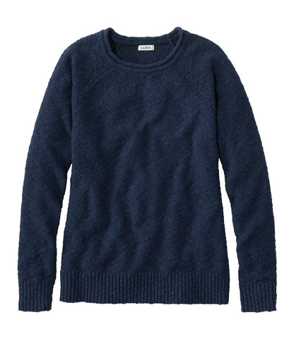 Women's Midweight Cotton Slub Rollneck Pullover | L.L.Bean online