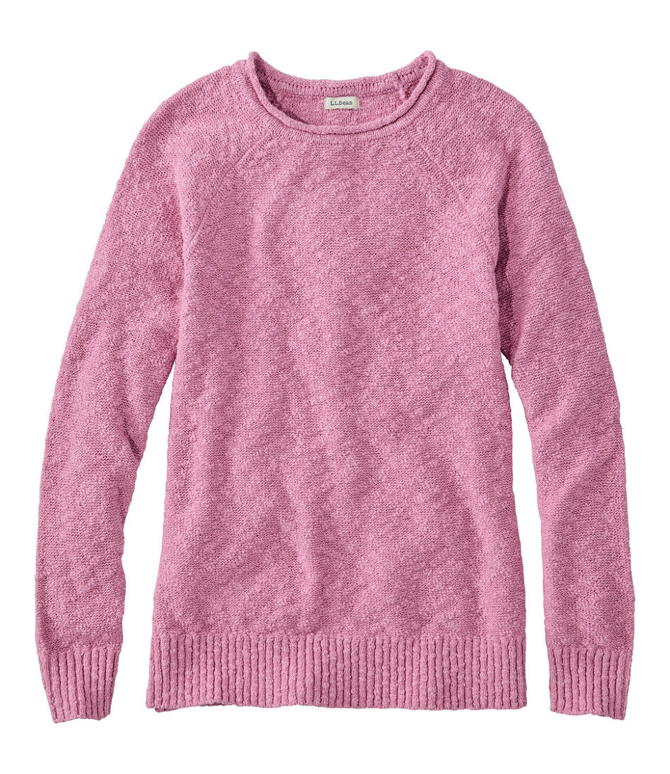 Women's Midweight Cotton Slub Rollneck Pullover | L.L.Bean online