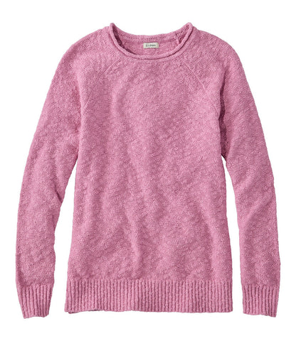 Women's Midweight Cotton Slub Rollneck Pullover | L.L.Bean online