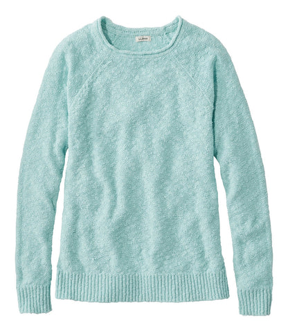 Women's Midweight Cotton Slub Rollneck Pullover | L.L.Bean online