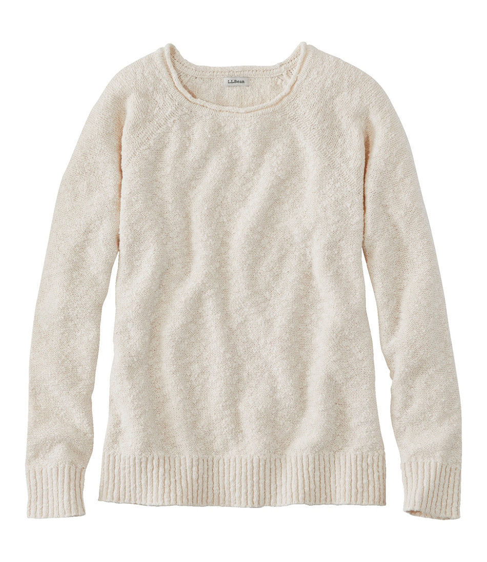 Women's Midweight Cotton Slub Rollneck Pullover | L.L.Bean online