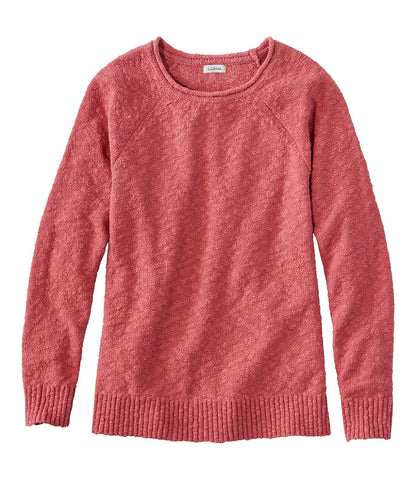 Women's Midweight Cotton Slub Rollneck Pullover | L.L.Bean online