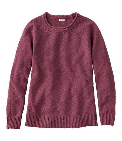 Women's Midweight Cotton Slub Rollneck Pullover | L.L.Bean online