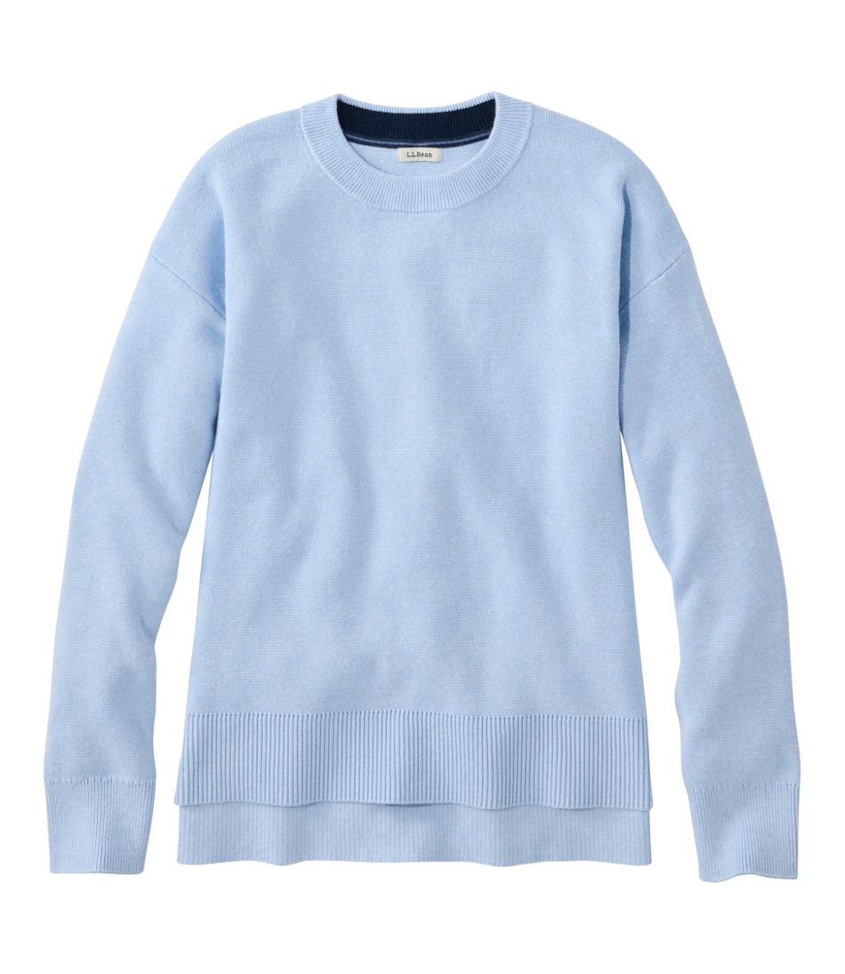 Women's Wicked Soft Cotton/Cashmere Crewneck Sweater | L.L.Bean US