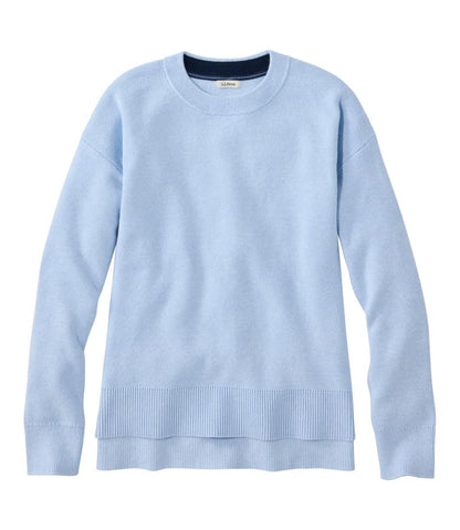 Women's Wicked Soft Cotton/Cashmere Crewneck Sweater | L.L.Bean US