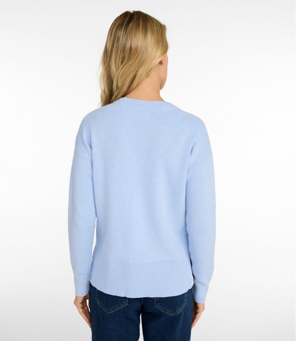 Women's Wicked Soft Cotton/Cashmere Crewneck Sweater | L.L.Bean US