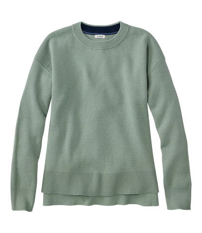 Women's Wicked Soft Cotton/Cashmere Crewneck Sweater | L.L.Bean US