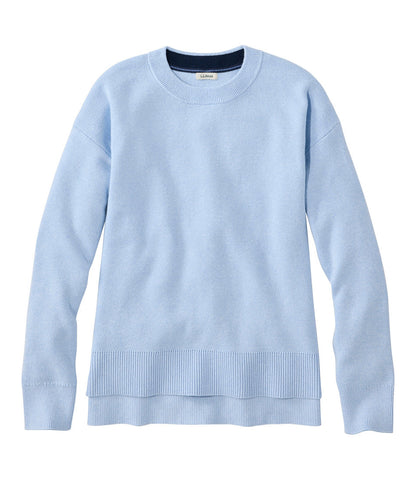 Women's Wicked Soft Cotton/Cashmere Crewneck Sweater | L.L.Bean US