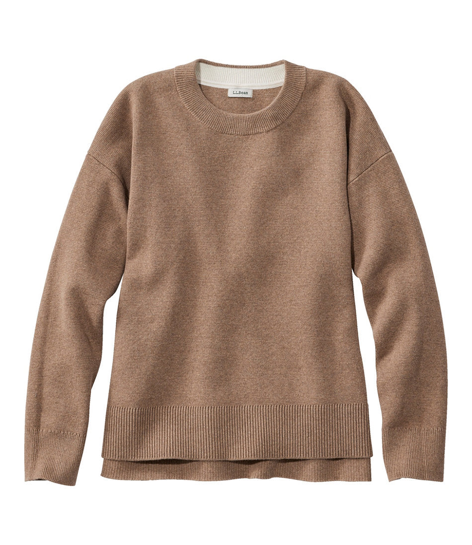 Women's Wicked Soft Cotton/Cashmere Crewneck Sweater | L.L.Bean US