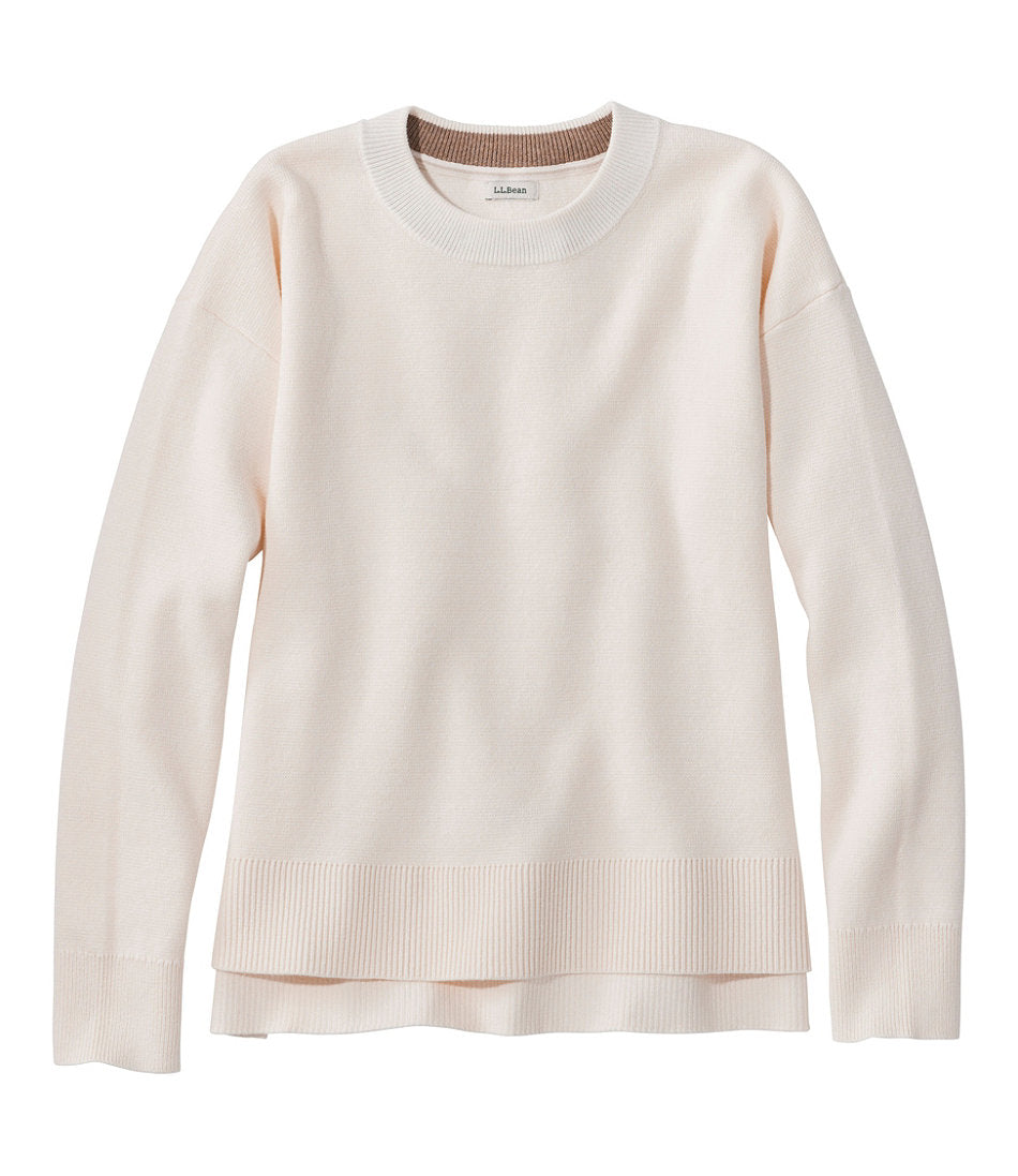 Women's Wicked Soft Cotton/Cashmere Crewneck Sweater | L.L.Bean US