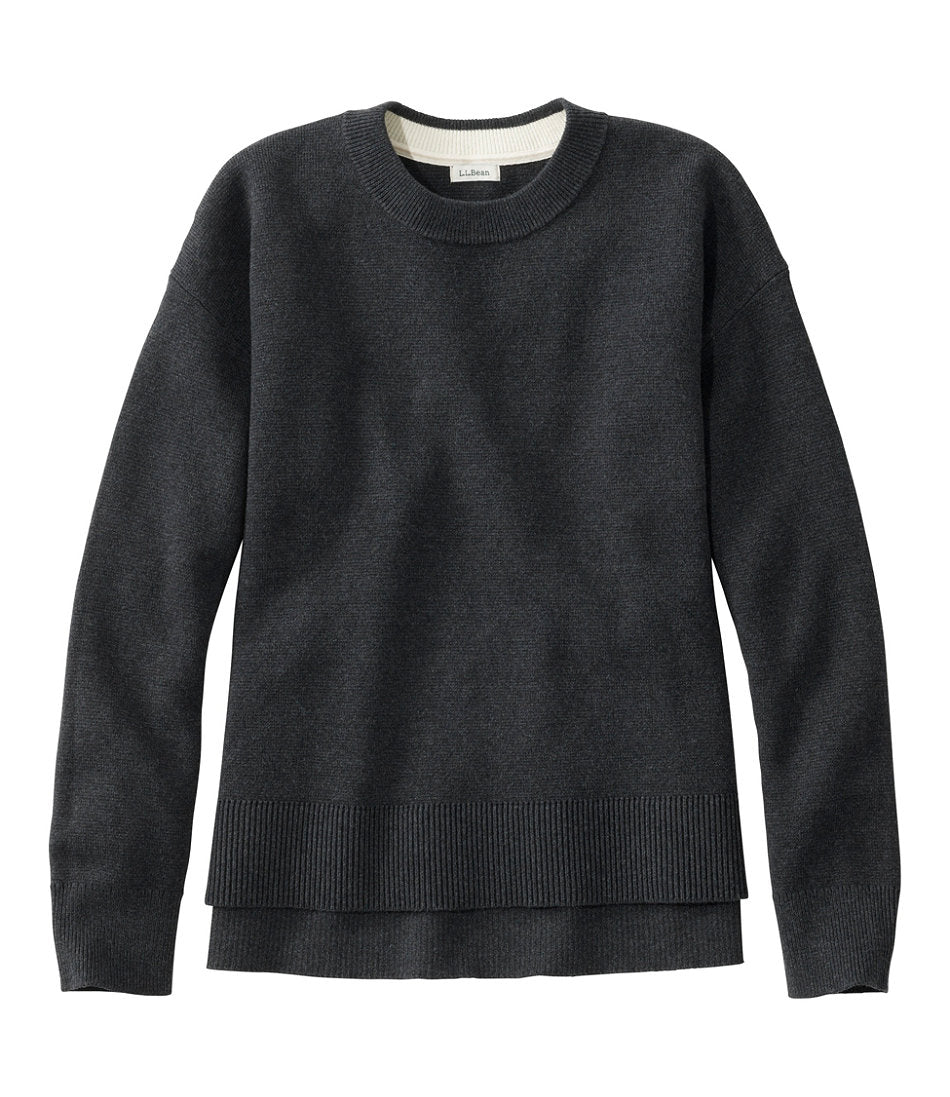 Women's Wicked Soft Cotton/Cashmere Crewneck Sweater | L.L.Bean US