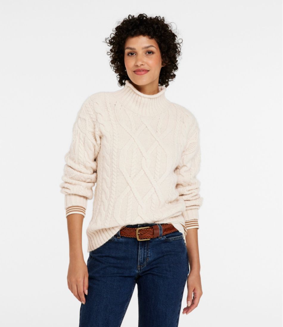 Women's 1912 Heritage Wool Blend Mockneck Sweater | L.L.Bean discount