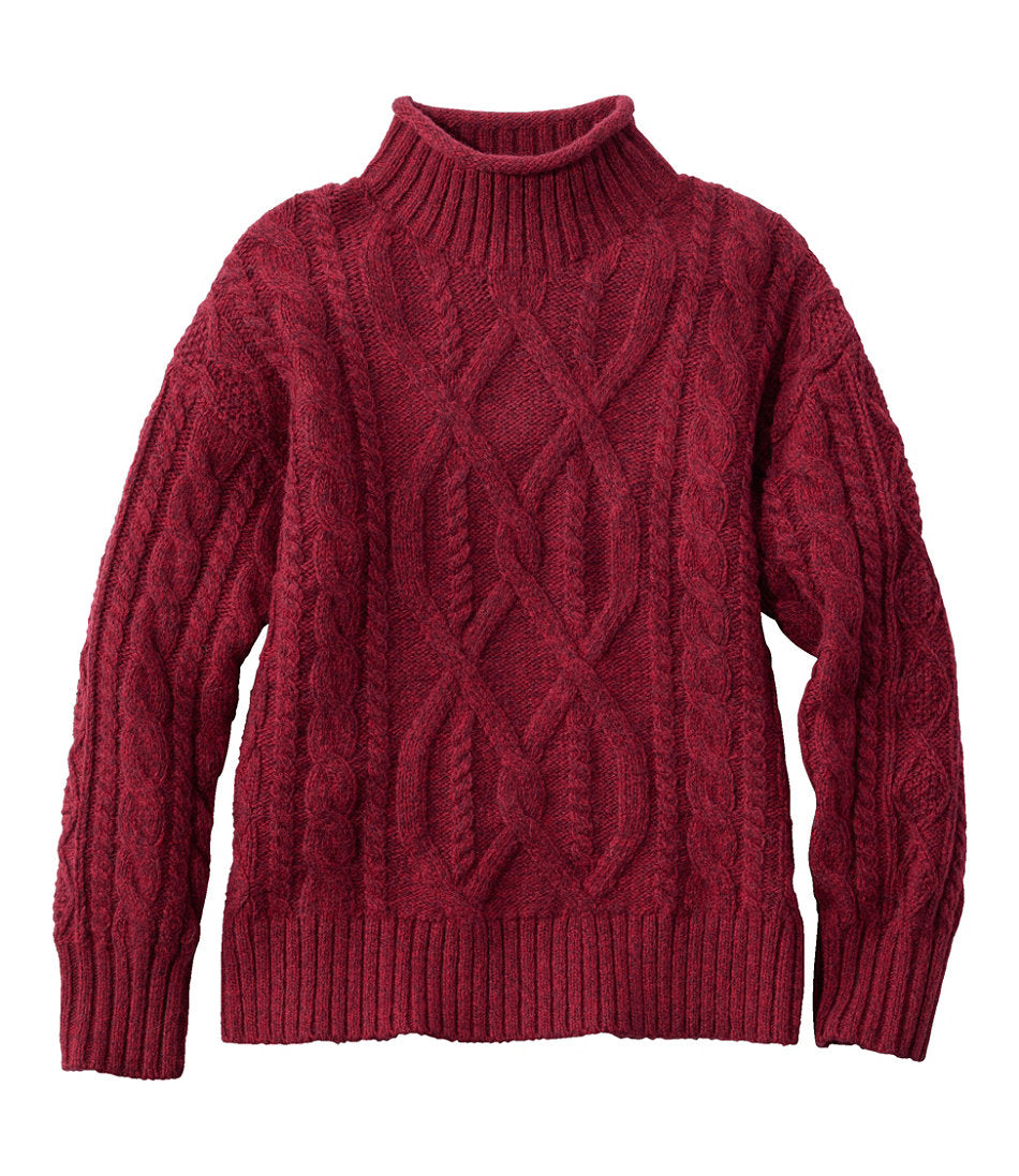 Women's 1912 Heritage Wool Blend Mockneck Sweater | L.L.Bean discount