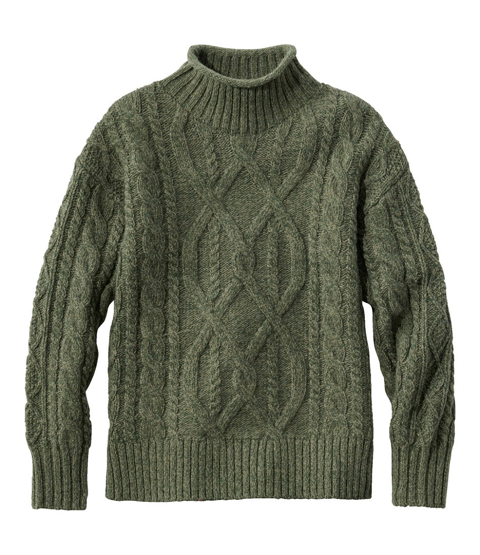 Women's 1912 Heritage Wool Blend Mockneck Sweater | L.L.Bean discount