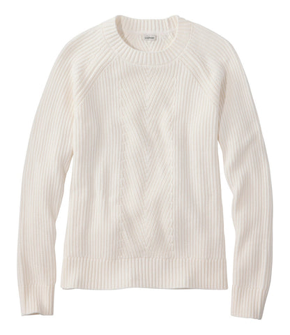 Women's Mariner Shaker Sweater, Crewneck | L.L.Bean sale