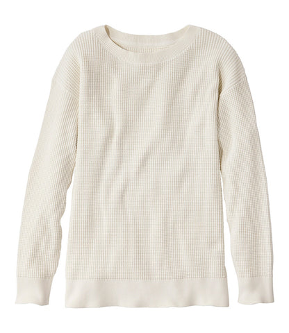 Women's Sunwashed Waffle Sweater, Pullover | L.L.Bean for sale
