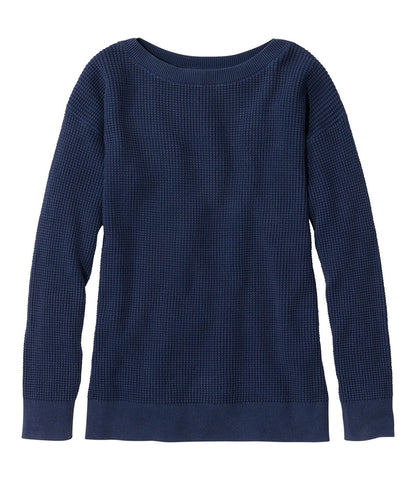 Women's Sunwashed Waffle Sweater, Pullover | L.L.Bean for sale