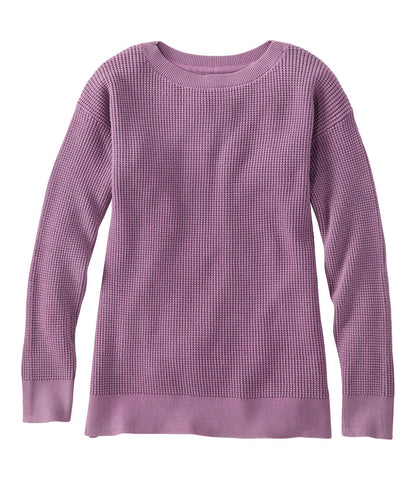 Women's Sunwashed Waffle Sweater, Pullover | L.L.Bean for sale