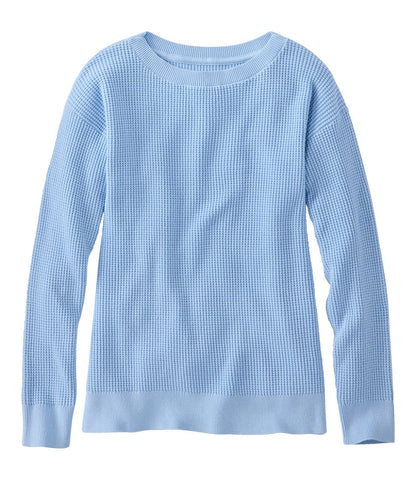 Women's Sunwashed Waffle Sweater, Pullover | L.L.Bean for sale