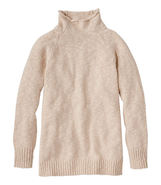 Women's Cotton Ragg Sweater, Funnelneck Pullover | L.L.Bean US