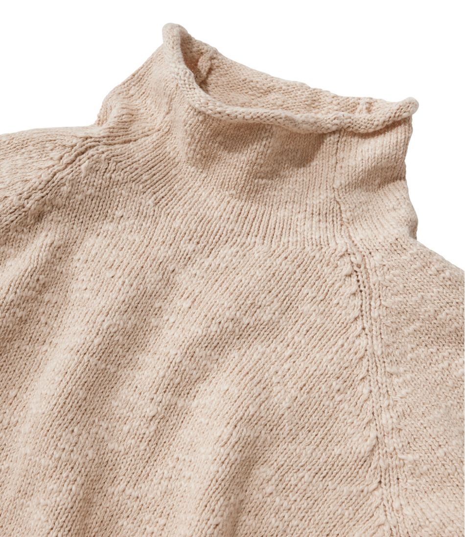 Women's Cotton Ragg Sweater, Funnelneck Pullover | L.L.Bean US