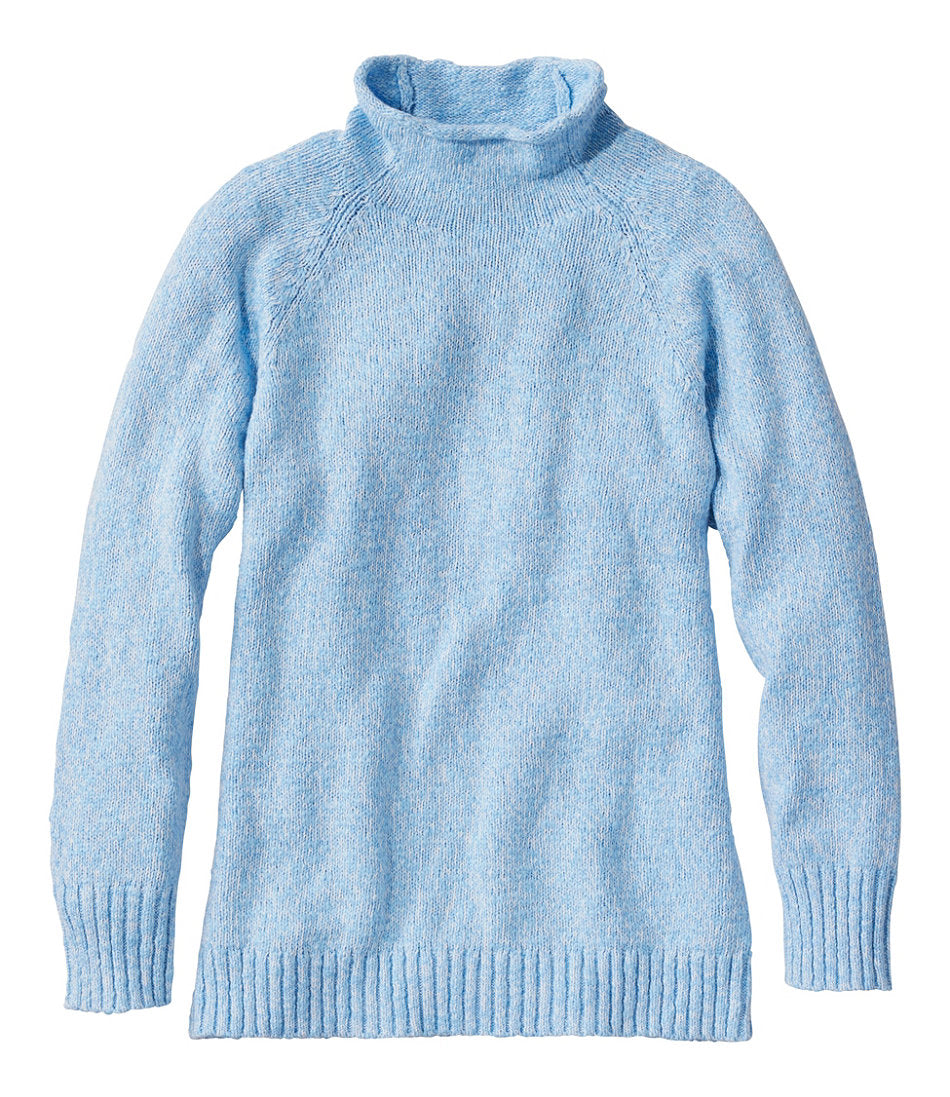 Women's Cotton Ragg Sweater, Funnelneck Pullover | L.L.Bean US
