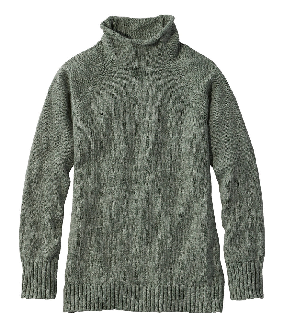 Women's Cotton Ragg Sweater, Funnelneck Pullover | L.L.Bean US