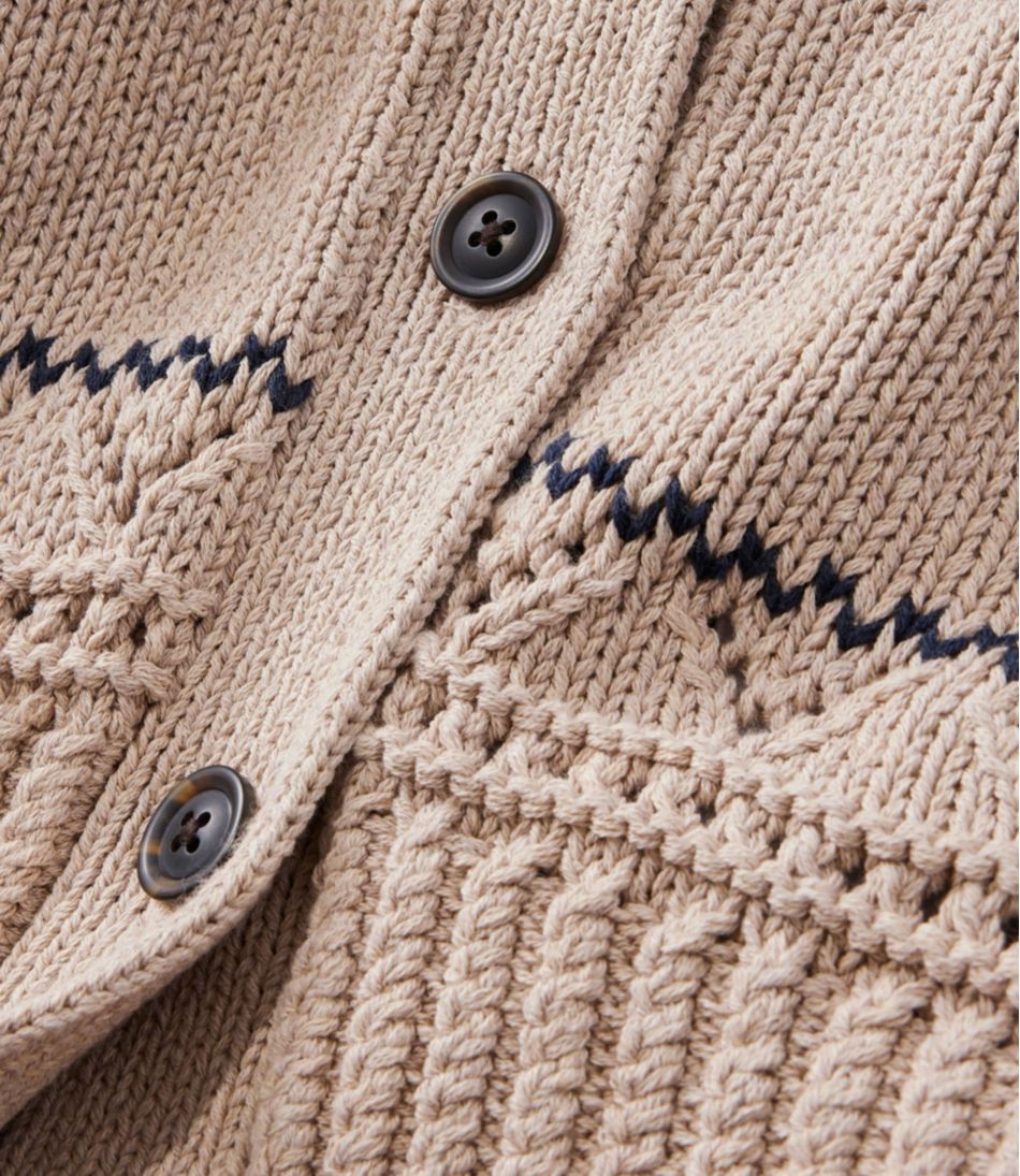 Women's Signature Cotton Fisherman Sweater, Short Cardigan Fair Isle | L.L.Bean discount