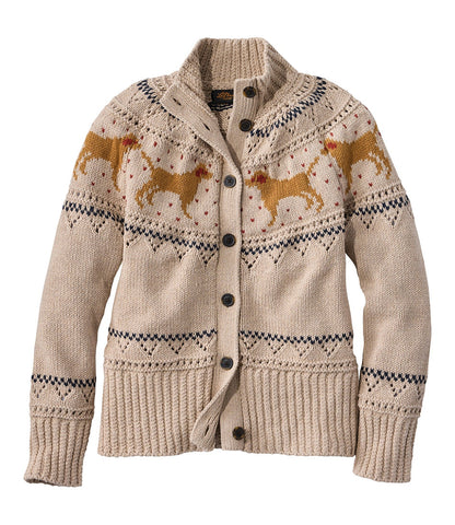 Women's Signature Cotton Fisherman Sweater, Short Cardigan Fair Isle | L.L.Bean discount