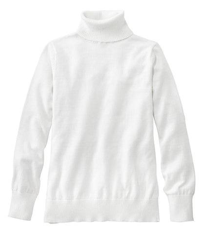 Women's Cotton/Cashmere Sweater, Turtleneck | L.L.Bean for sale