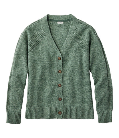 Women's Mariner Shaker Sweater, V-Neck Cardigan | L.L.Bean US