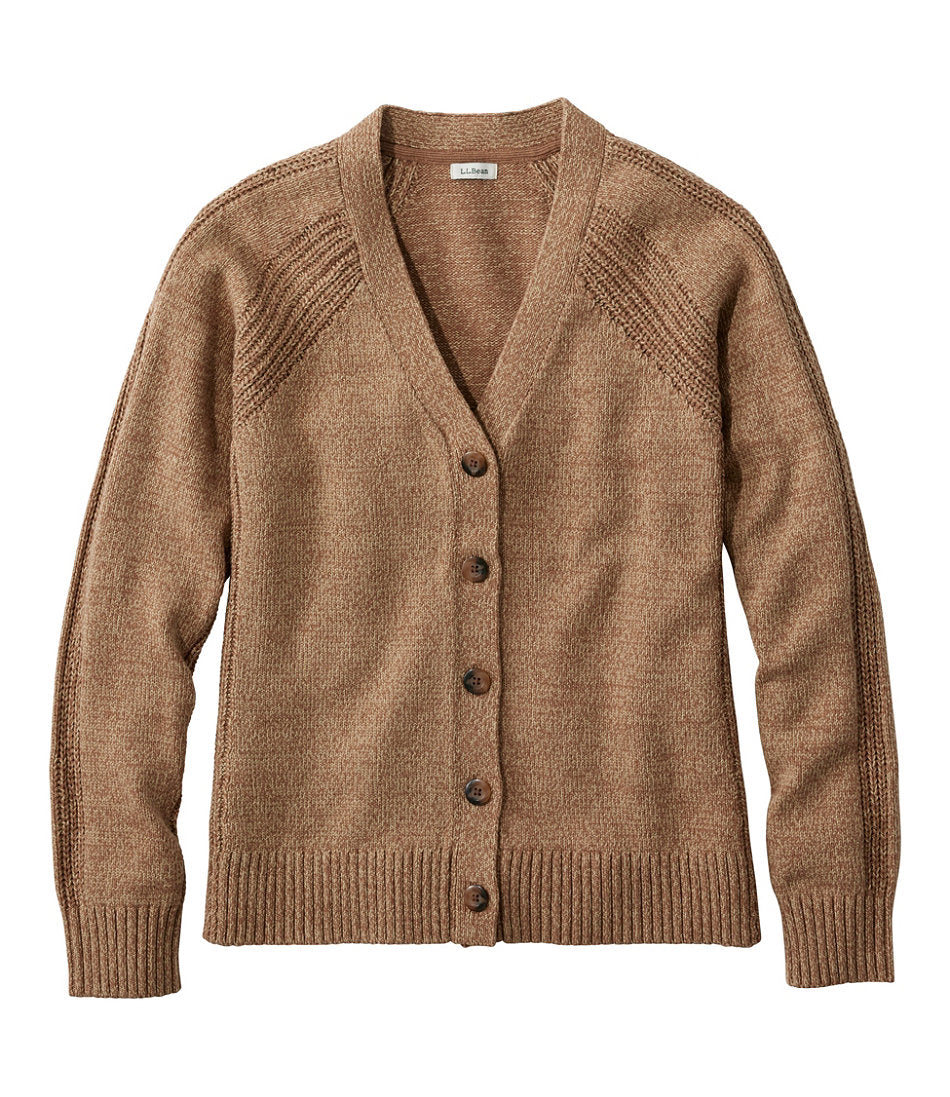 Women's Mariner Shaker Sweater, V-Neck Cardigan | L.L.Bean US
