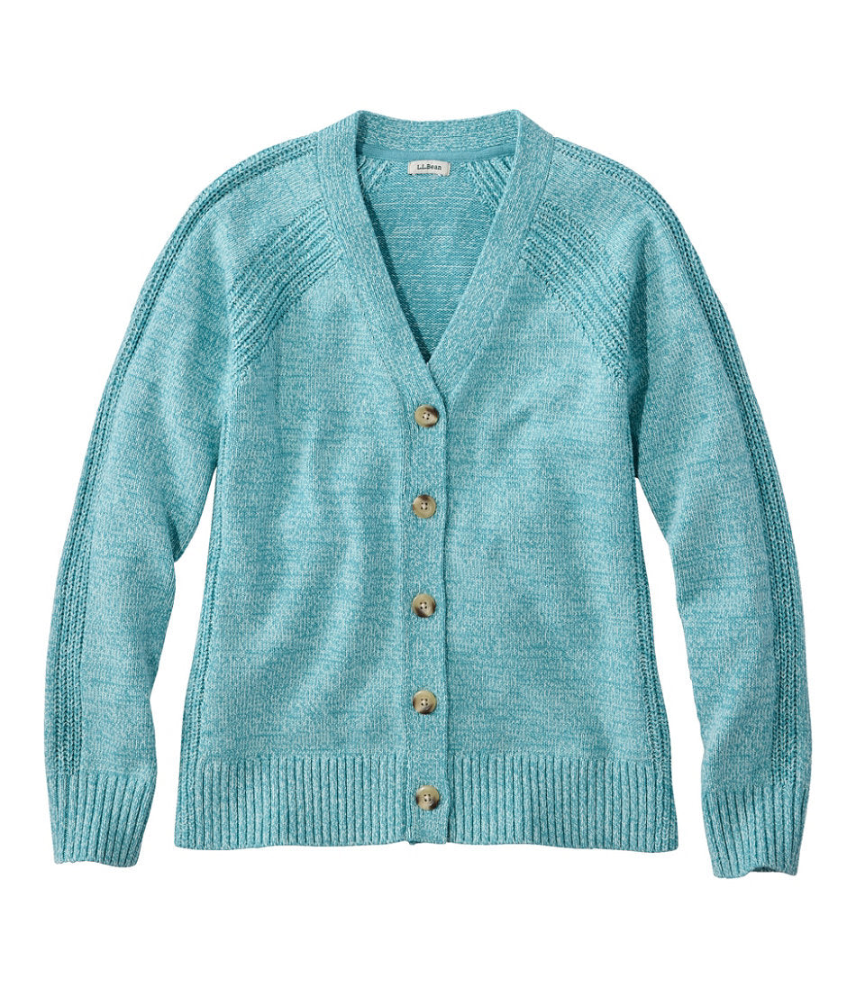 Women's Mariner Shaker Sweater, V-Neck Cardigan | L.L.Bean US