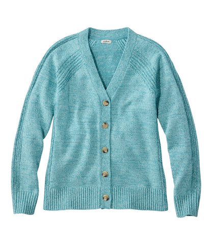 Women's Mariner Shaker Sweater, V-Neck Cardigan | L.L.Bean US