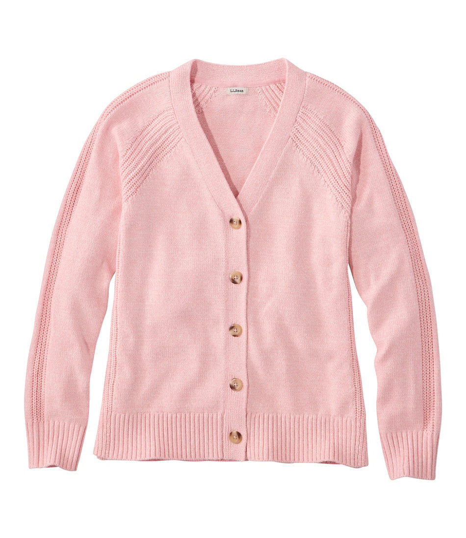 Women's Mariner Shaker Sweater, V-Neck Cardigan | L.L.Bean US