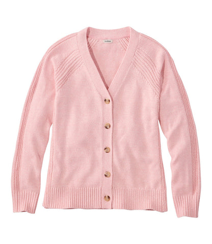 Women's Mariner Shaker Sweater, V-Neck Cardigan | L.L.Bean US