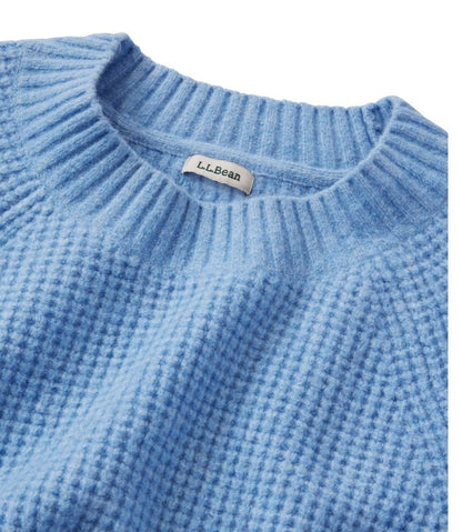 Women's SuperSoft Waffle Sweater, Crewneck | L.L.Bean discount