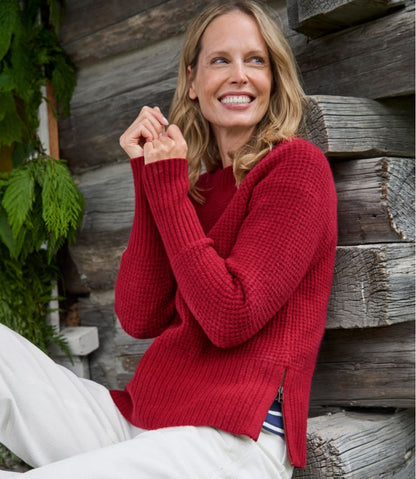 Women's SuperSoft Waffle Sweater, Crewneck | L.L.Bean discount