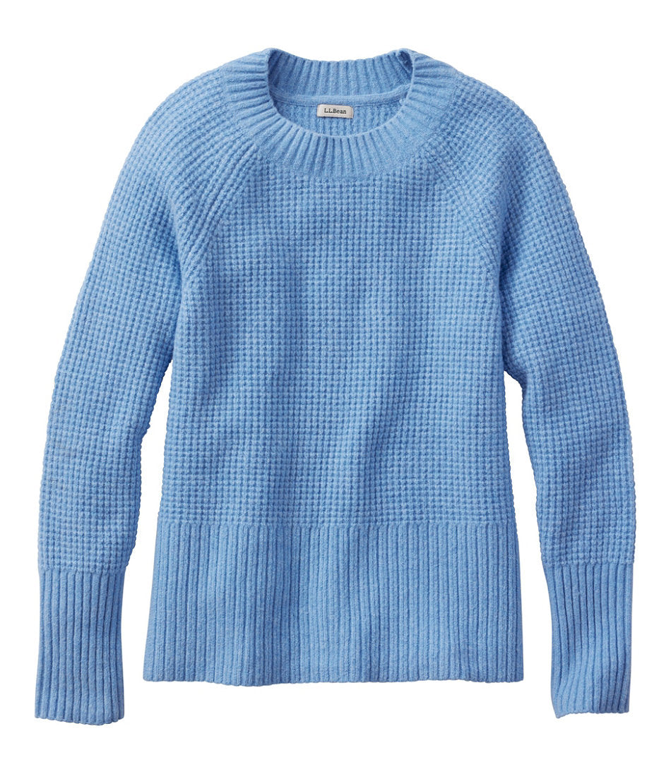 Women's SuperSoft Waffle Sweater, Crewneck | L.L.Bean discount