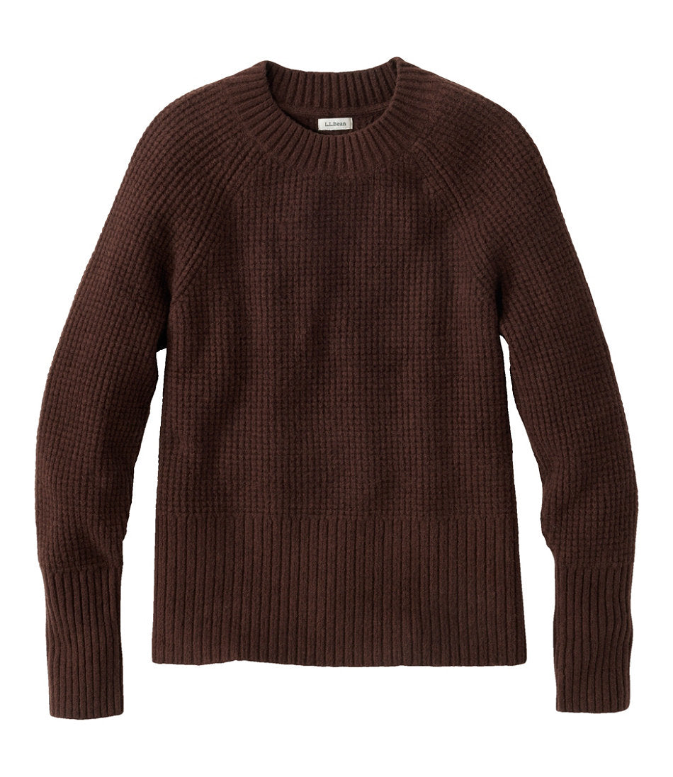 Women's SuperSoft Waffle Sweater, Crewneck | L.L.Bean discount