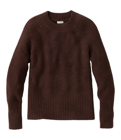 Women's SuperSoft Waffle Sweater, Crewneck | L.L.Bean discount