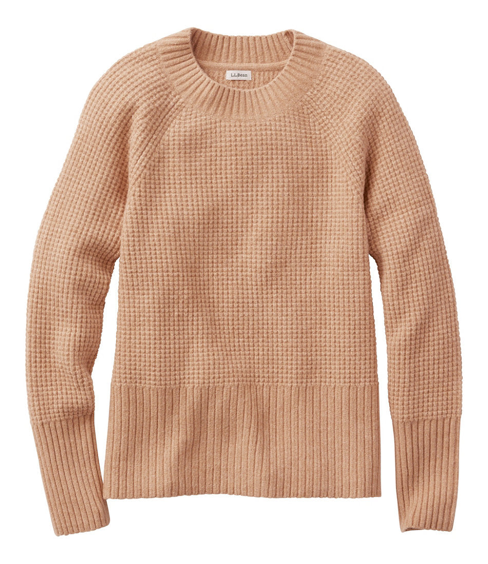 Women's SuperSoft Waffle Sweater, Crewneck | L.L.Bean discount