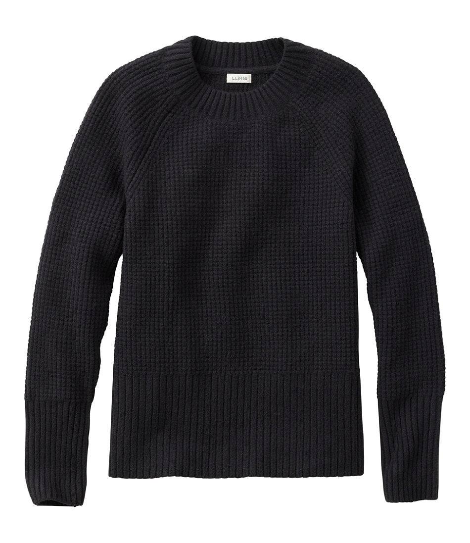 Women's SuperSoft Waffle Sweater, Crewneck | L.L.Bean discount