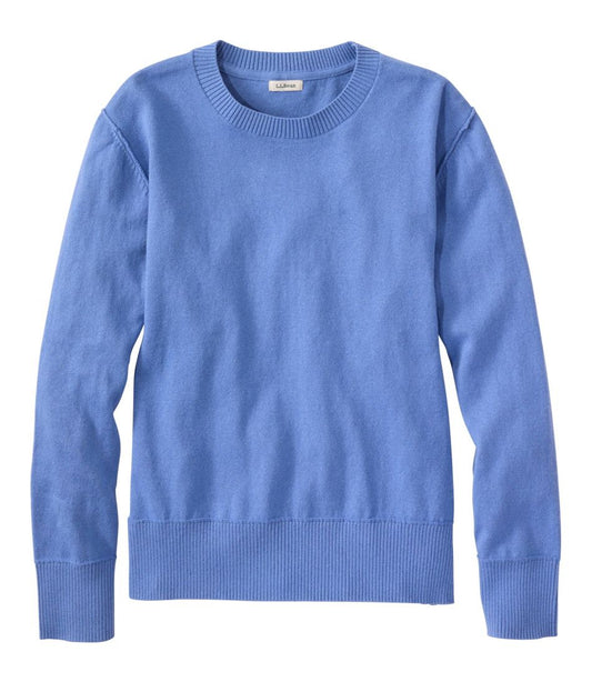 Women's Cotton/Cashmere Sweater, Crewneck | L.L.Bean sale