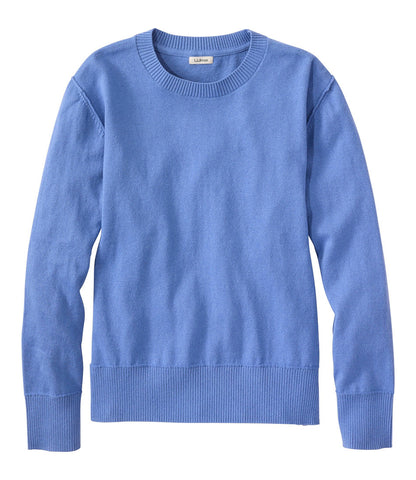 Women's Cotton/Cashmere Sweater, Crewneck | L.L.Bean sale