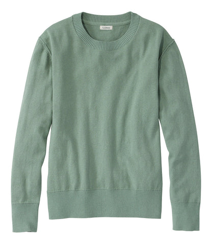 Women's Cotton/Cashmere Sweater, Crewneck | L.L.Bean sale
